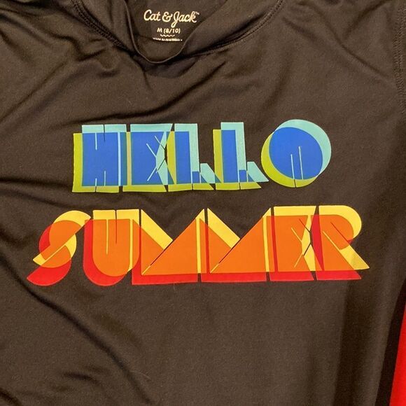 3 boys swim shirts/rash guards size 8/10 - Picture 5 of 5